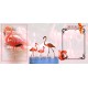 TRI-INSPIRAZION GREETING CARD Flamingo Elegance